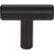 Elements 1-9/16" Overall Length Matte Black Naples Cabinet "T" Knob 40MB - alternate 7